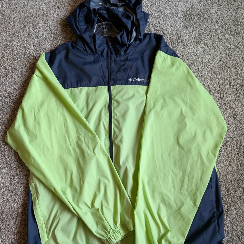 Columbia Lime and Black Outdoor Jacket